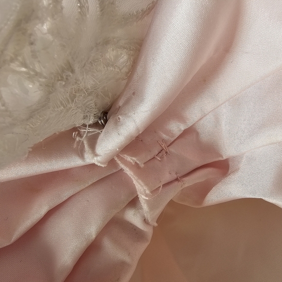 VTG  pink Off-shoulder princess cocktail Prom Bridesmaid Dress - Picture 7 of 16